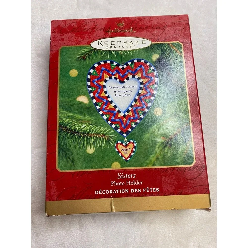 Hallmark Keepsake Ornament Sisters Photo Holder